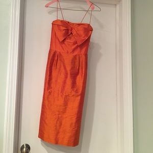 Donna morgan orange dress